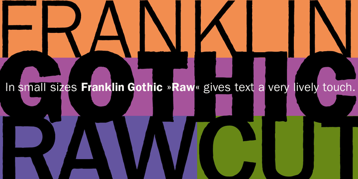 Franklin Gothic Raw