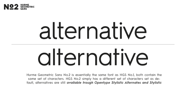 Hurme Geometric Sans No.2