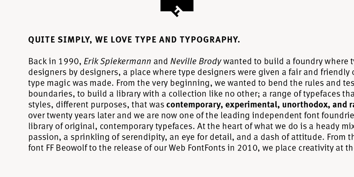 FF Meta Correspondence®