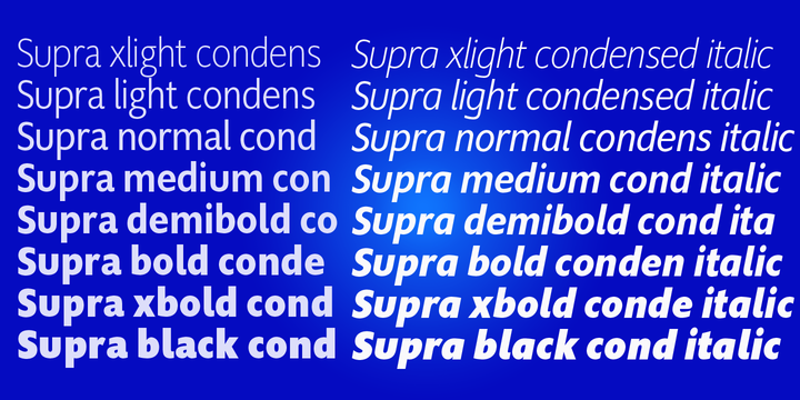 Supra Condensed