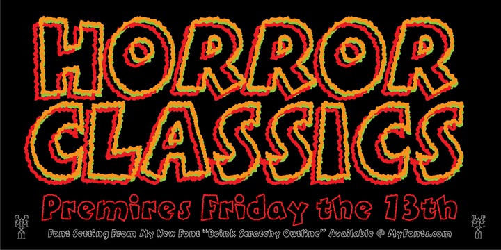 Boink Scratchy Outline