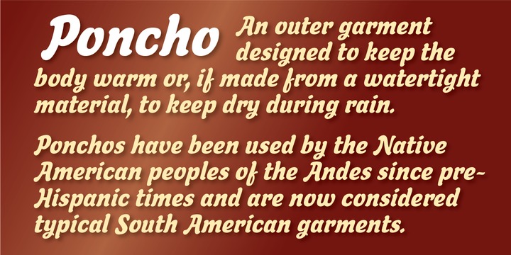 Poncho™