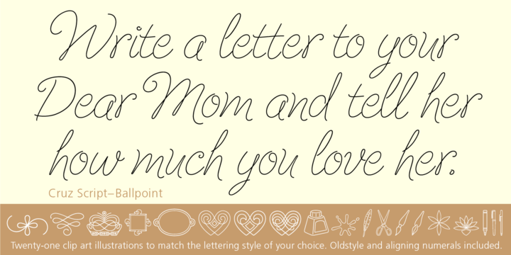 Cruz Script Calligraphic Pro