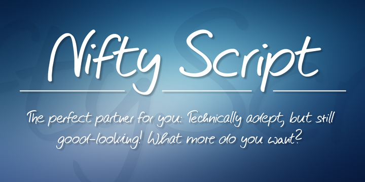 Nifty Script™ Nifty Script™