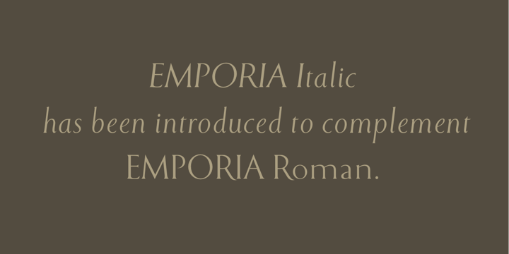 Emporia Roman™