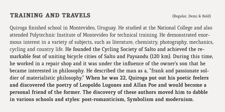 Quiroga Serif Std™