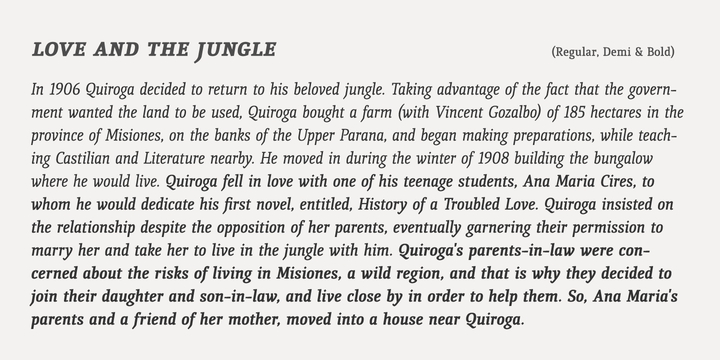 Quiroga Serif Std™
