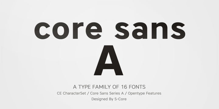 Core Sans A