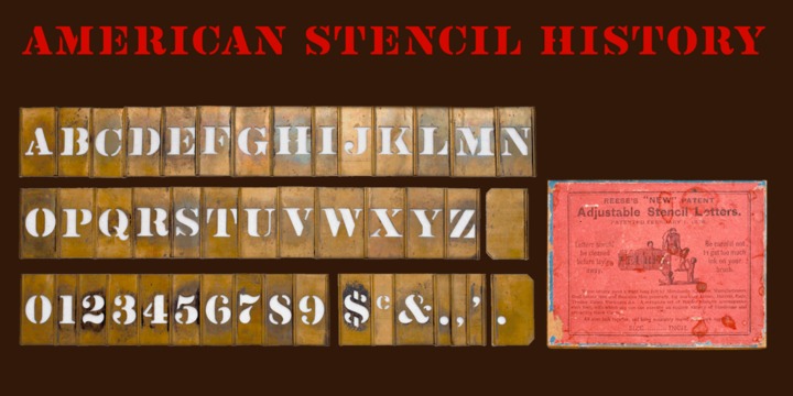 Vtg Stencil US No 2™