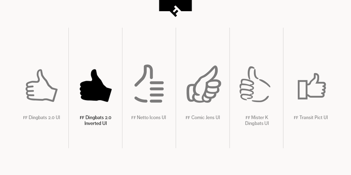 FF Dingbats 2.0 Inverted UI
