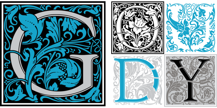 LTC Goudy Initials™