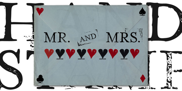 Hand Stamp Play Rough Serif