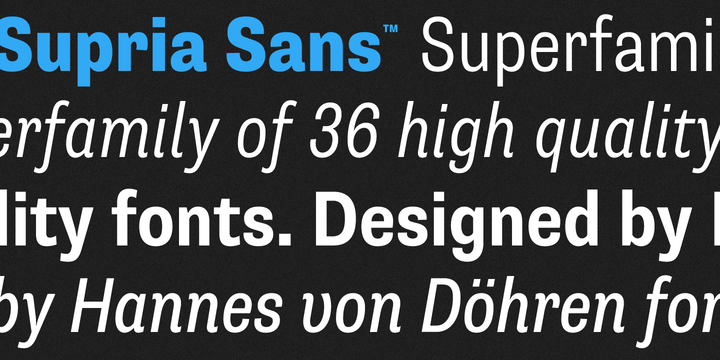 Supria Sans Condensed™