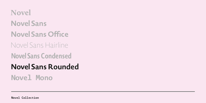 Novel Sans Rounded Pro™