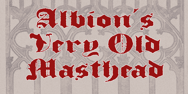 Albion's Very Old Masthead™