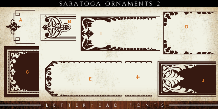 LHF Saratoga Ornaments™
