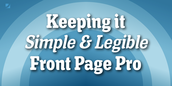 Front Page Pro