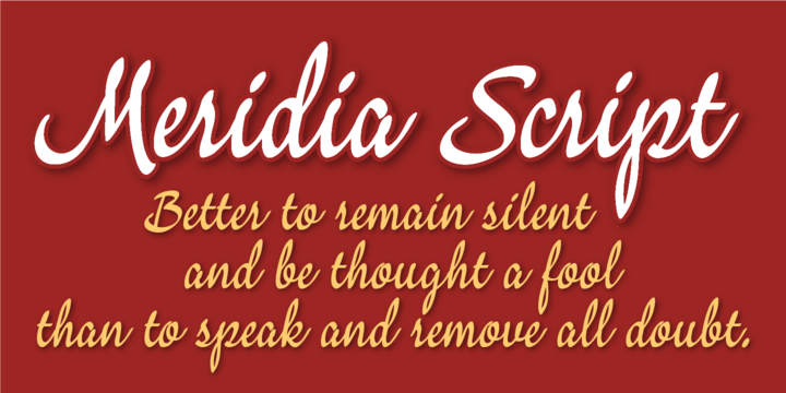 Meridia Script