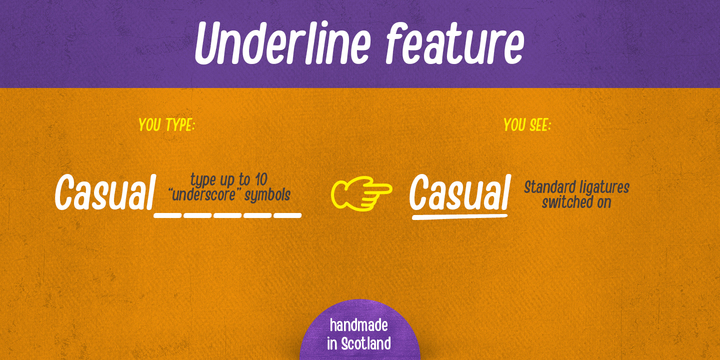 Handy Casual Condensed