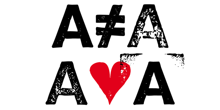 Hand Stamp Swiss Rough Sans