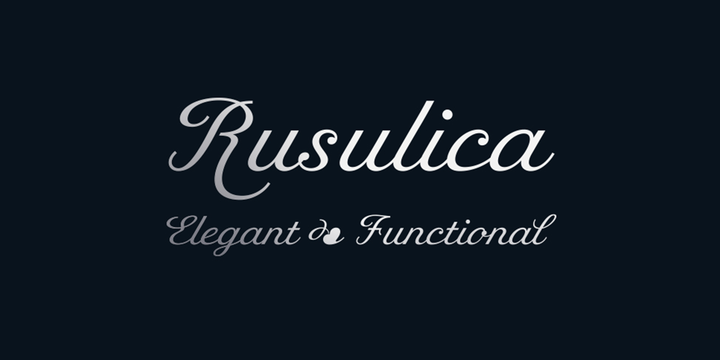 Rusulica Script