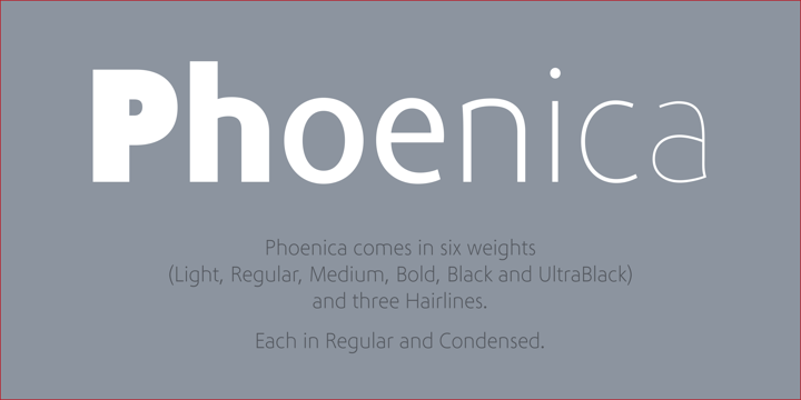 Phoenica Std Mono Font Free