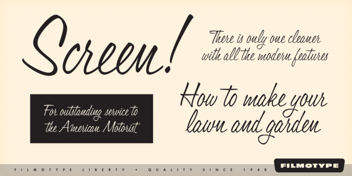 Filmotype Liberty™
