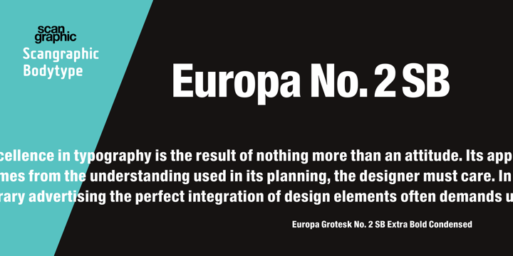 Europa Grotesk No. 2 SB™