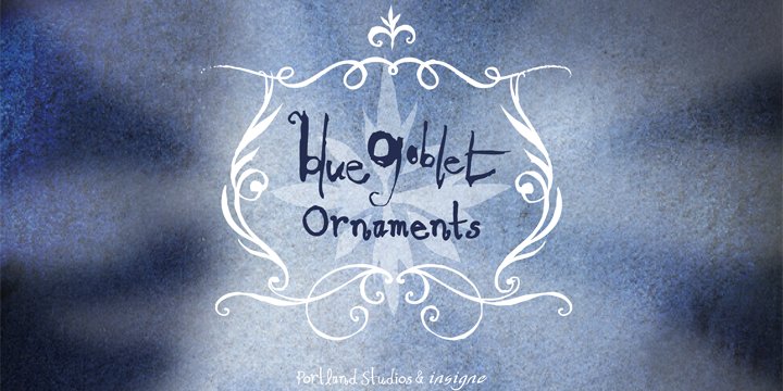 Blue Goblet Ornaments™