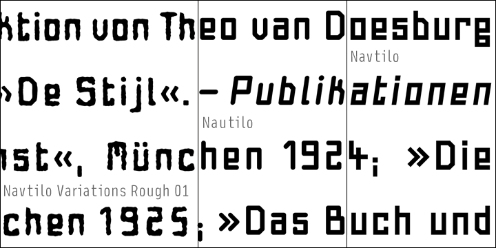 Nautilo Font System