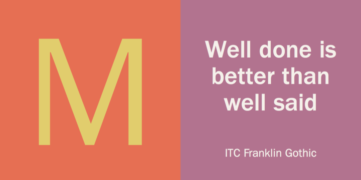ITC Franklin Gothic™
