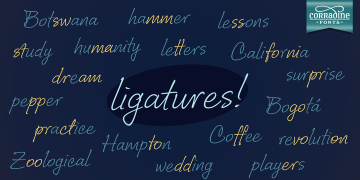 Corradine Handwriting Italic™