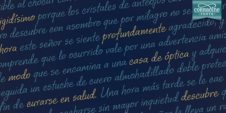 Corradine Handwriting Italic™