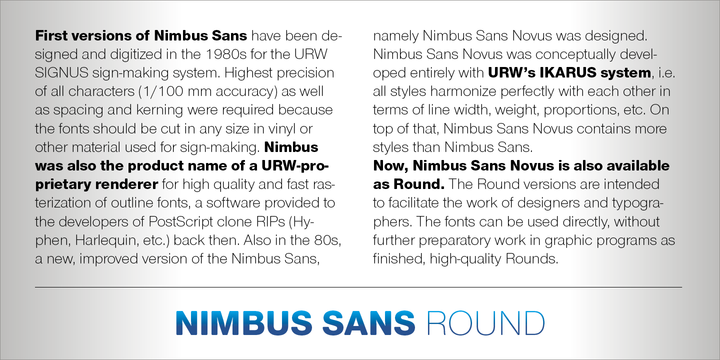 Nimbus Sans Round™
