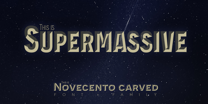 Novecento Carved