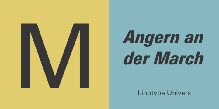 Linotype Univers®