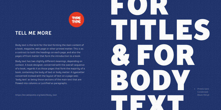 TT Prosto Sans Condensed