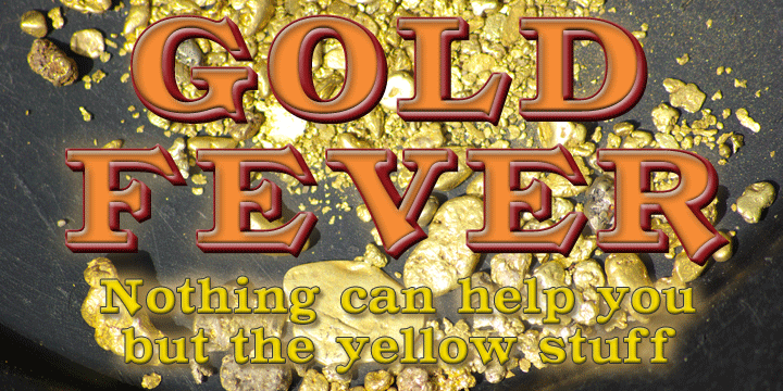 Gold Fever is a revival of the old classic Caxtonian font originaly designed