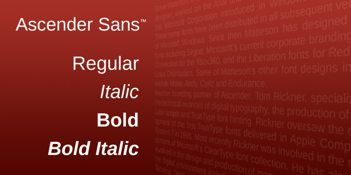 Ascender Sans™