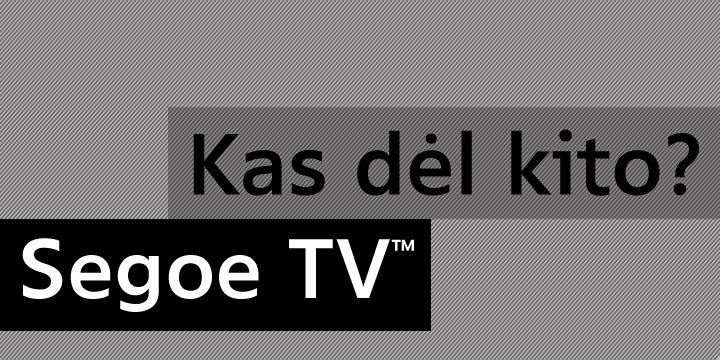 Segoe TV®