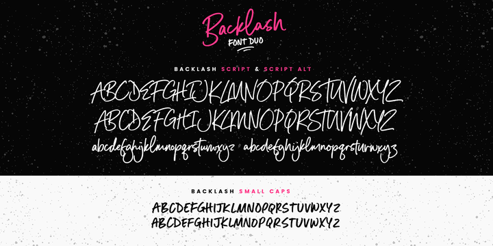 Backlash Font Duo