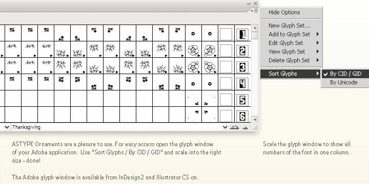 ASTYPE Ornaments Thanksgiving™