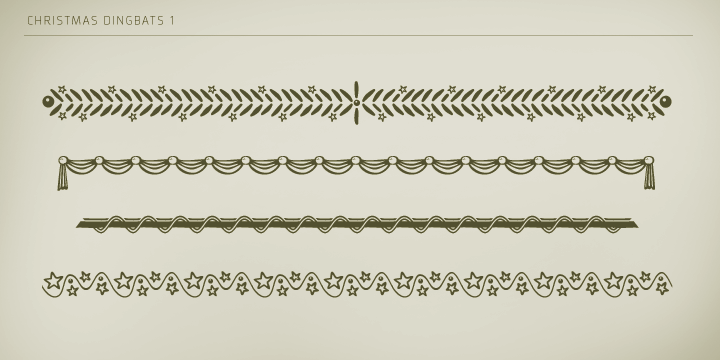 Christmas Dingbats 1™