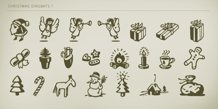 Christmas Dingbats 1™