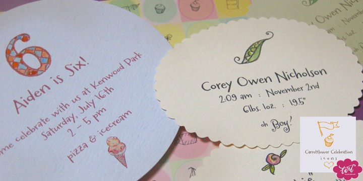 Carrotflower Celebration Icons™