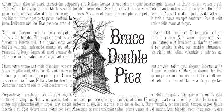 Bruce Double Pica