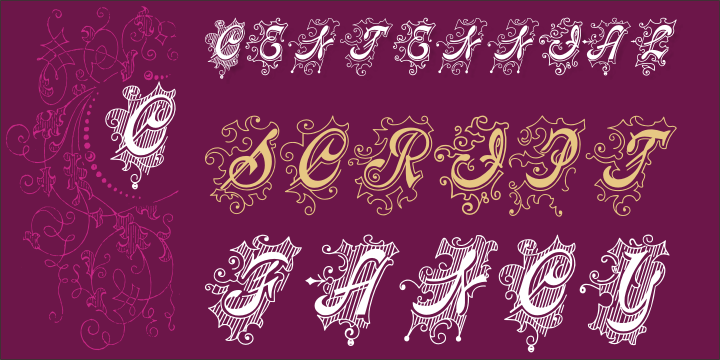 Centennial Script Fancy