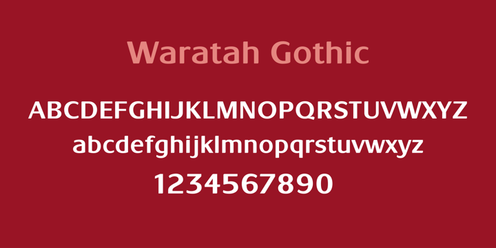 Waratah Gothic™