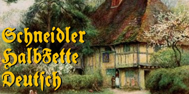 Schneidler Halb Fette Deutsch