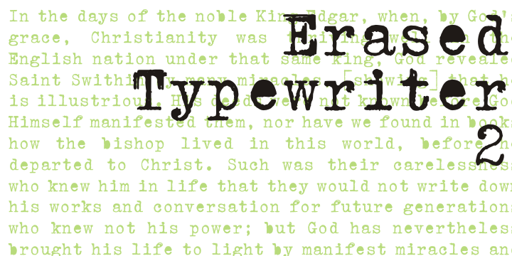 Erased Typewriter 2